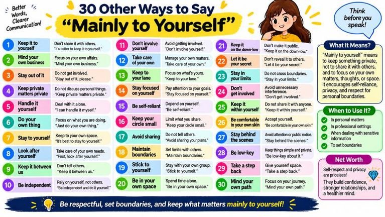 Other Ways to Say Keep Your Hands to Yourself